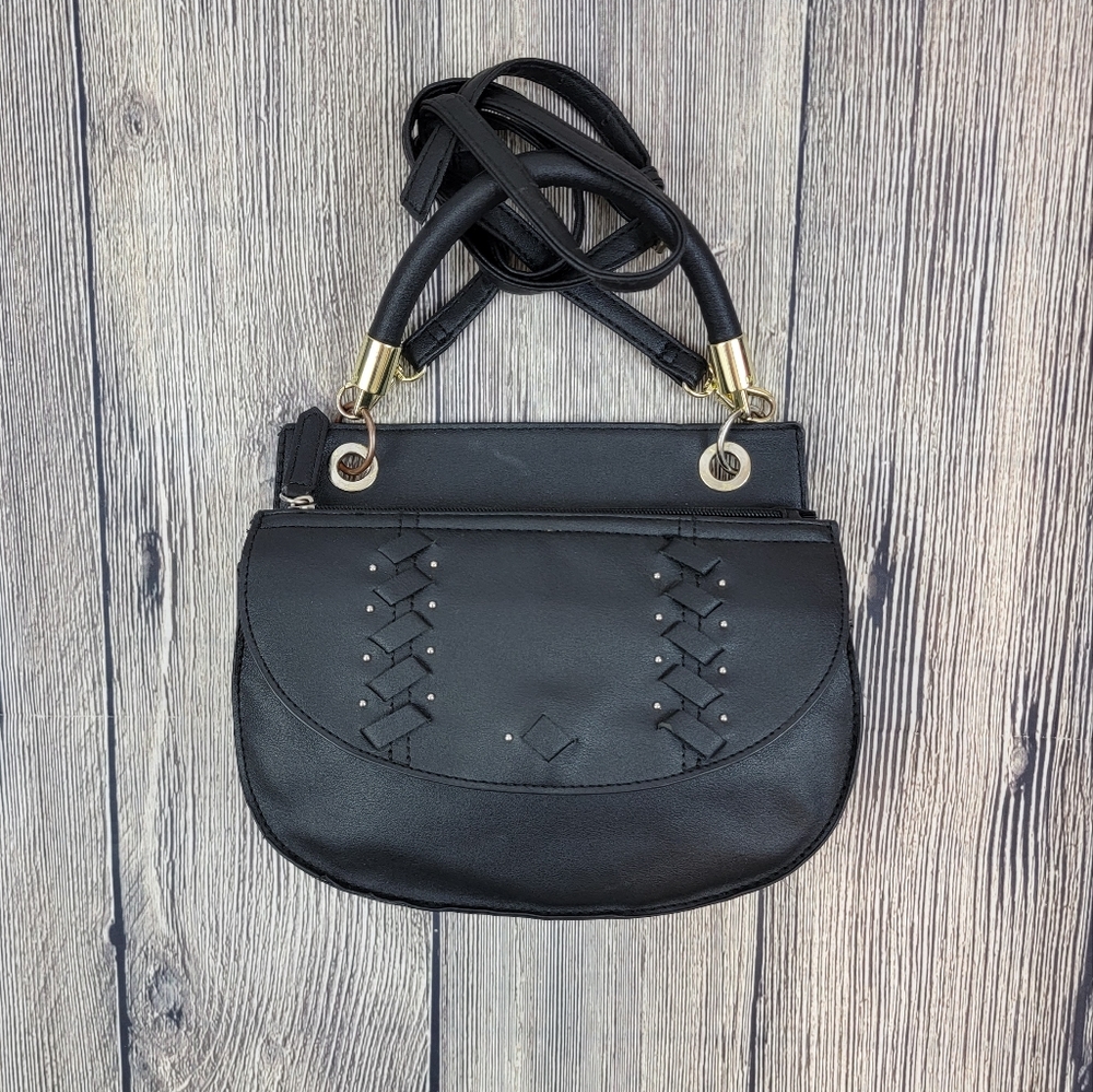 Danielle Nicole Black Crossbody Purse Handbag